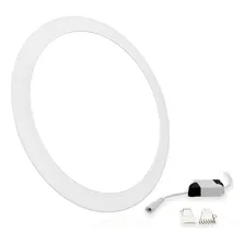 Led Painel Plafon Embutir 25w Redondo Branco Quente 3000k 110v/220v (bivolt) Foto mini 3
