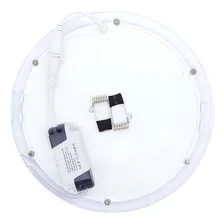 Led Painel Plafon Embutir 25w Redondo Branco Quente 3000k 110v/220v (bivolt) Foto mini 4