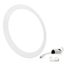 Led Painel Plafon Embutir 25w Redondo Luz Branco Neutro Cor Branco/Neutro 110V/220V (Bivolt) Foto  mini 1