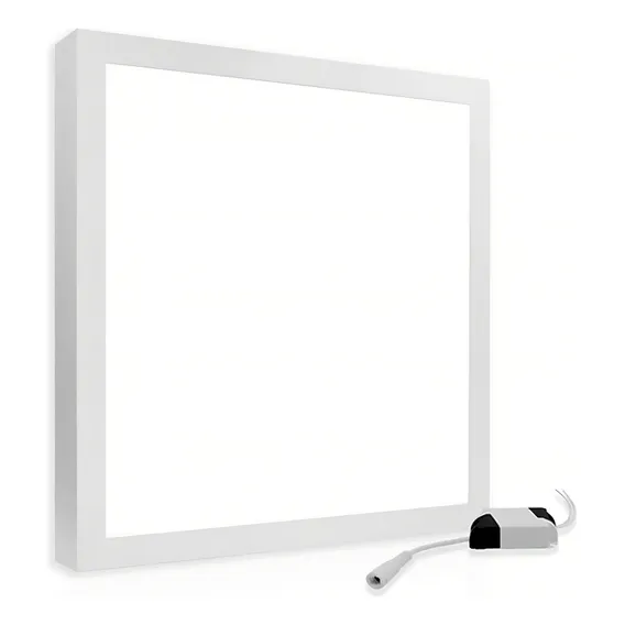 Led Painel Plafon Sobrepor 36w 40x40 Quadrado Branco Frio 110V/220V Foto 1