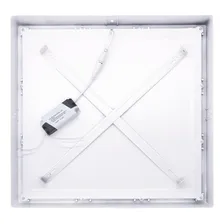 Led Painel Plafon Sobrepor Quadrado 36w 40x40 Branco Quente 110v/220v Foto mini 2