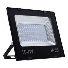 Led Refletor 100w Holofote Bivolt Prova D'água Ip66 Frio Luz 6500k Foto mini 1
