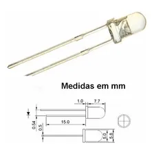Led Rgb 5mm Pisca Piscante Alto Brilho Flash - Kit 50 Peças Foto mini 2