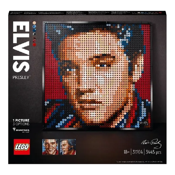 Lego Art Elvis Presley O Rei 3445 Peças 31204 Foto 1