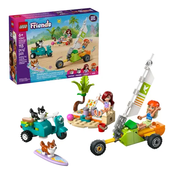 Lego Aventura Com Cães Surfistas E Motocicleta 42641 Foto 1