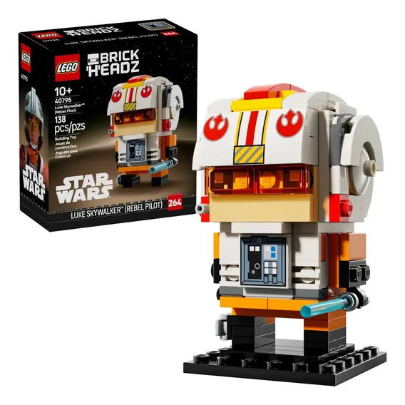 Lego Brick Haeadz Star Wars Luke Skywalker (piloto) 40795 138 Luke Skywalker Piloto rebelde Foto 1