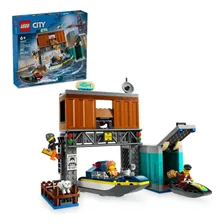 Lego City Lancha Da Policia E Esconderijo Dos Bandidos Foto  mini 1