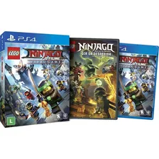 Lego Ps4 Ninjago + Filme Disco Físico Dublado Português Foto  mini 1