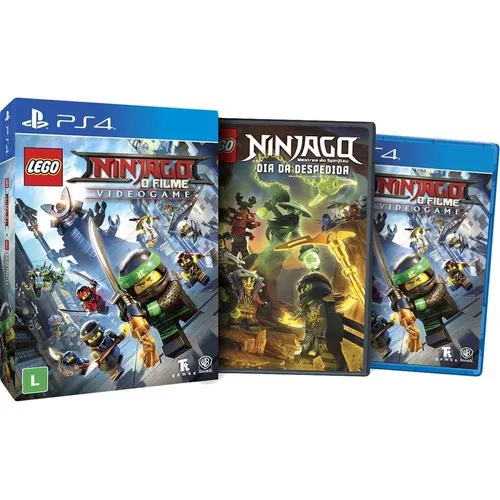 Lego Ps4 Ninjago + Filme Disco Físico Dublado Português Foto 1