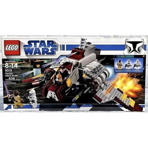 Lego Star Wars Republic Attack Shuttle - 8019 () Quantidade De Peças 636 Foto 1