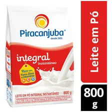 Leite Em Pó Instantâneo Integral Pacote 800g Piracanjuba Foto mini  3