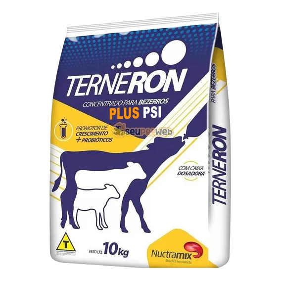 Leite Em P贸 Terneron Plus Psi Para Bezerros 10kg Foto 1