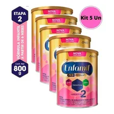 Leite F贸rmula Infantil Enfamil Premium 2 800g Kit 5 Unidades Foto mini 1