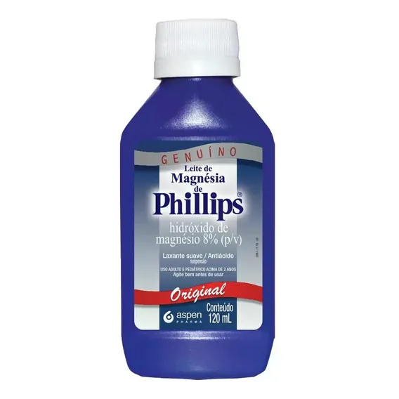 Leite Magnesia Phillips 120ml Foto 1