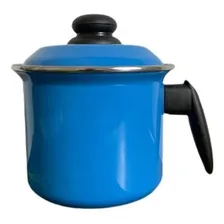 Leiteira Esmaltada 1,8 L Com Tampa Cores Lindas Cor Azul Foto mini 1