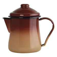 Leiteira Esmaltada Ewel Mãe Ágata Marrom - 1l Foto  mini 1