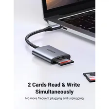 Leitor Cartão Memória Ugreen Usb C Para Cartão Micro Sd E Sd Foto mini  2