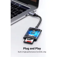 Leitor Cartão Memória Ugreen Usb C Para Cartão Micro Sd E Sd Foto mini 4