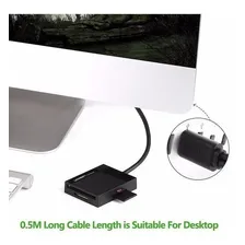 Leitor Cartões De Memória Usb 3.0 Rapido Sd Tf Ms Cf Ugreen Foto mini  2