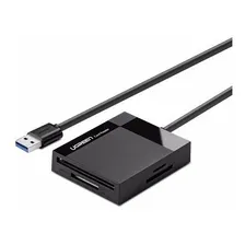 Leitor Cartões De Memória Usb 3.0 Rapido Sd Tf Ms Cf Ugreen Foto  mini 1