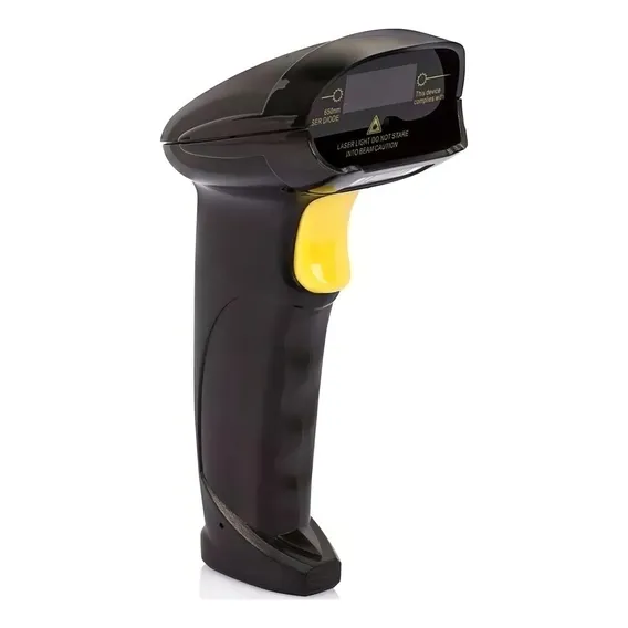 Leitor C贸digo De Barras Com Fio Usb Barcode Scanner Laser Foto 1