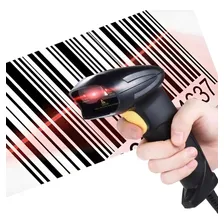 Leitor C贸digo De Barras Com Fio Usb Barcode Scanner Laser Foto mini 3