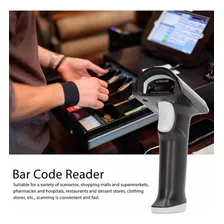 Leitor C贸digo De Barras Sem Fio Usb 1D2D Qr Code Danfe Foto mini 4