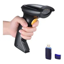 Leitor Codigo Wifi Barras Sem Fio Laser Bat Recarregavel Usb Wlxy Wl-r01 Usb Foto  mini 1