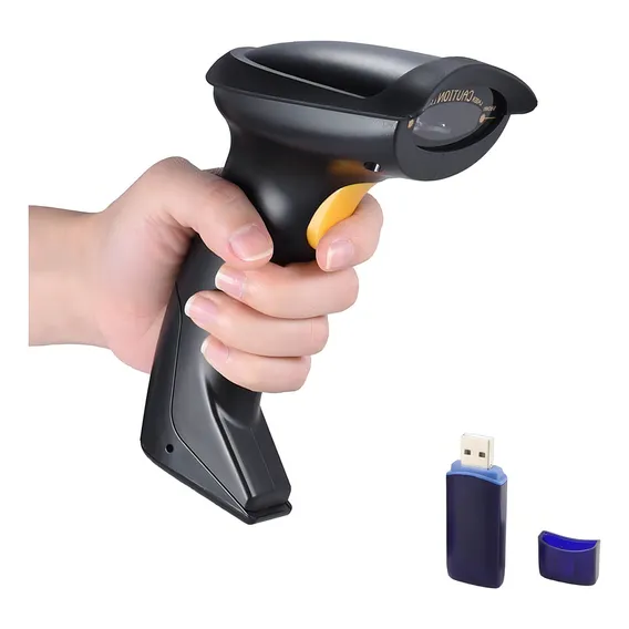 Leitor Codigo Wifi Barras Sem Fio Laser Bat Recarregavel Usb Wlxy Wl-r01 Usb Foto 1