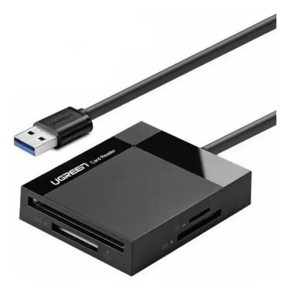 Leitor De Cartão Sd Sdhc Ms Cf Tf Mmc Usb 3.0 Ugreen Foto 1
