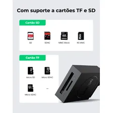 Leitor De Cartão Ugreen Usb 3.0 Para Sd + Tf Foto mini 2