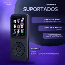 Leitor De Mp3 E Mp4 Com Tela De 1,77'' Iigenai Type-c Cor Vermelho Foto mini 4