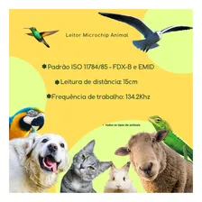 Leitor Microchip Animal Animal Id Display Lcd Amarelo Foto mini 2
