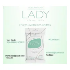 Lenço Umedecido Intimo Personalidade Lady Clean Side Com 20 Foto mini 3