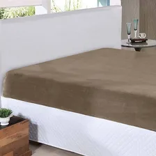 Lençol Baixo Casal Slip Plush Queen Size Hedrons Inove Foto mini 1
