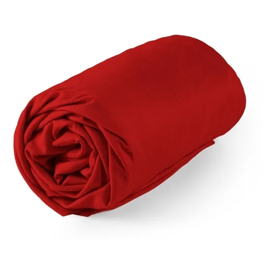 Lençol Cama Queen Avulso Liso Cor Vermelho Foto 1