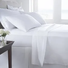 Lençol Com Elastico Percal 200 Fios 100% Algodão Solteiro Cor Branco Foto mini 1