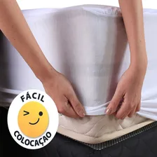 Lençol Impermeável Protetor Colchão Solteiro Altura 42cm Foto mini 4