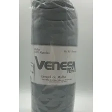 Lençol Malha Algodão Penteado 30/1 Macio Super King Venesa Foto  mini 1