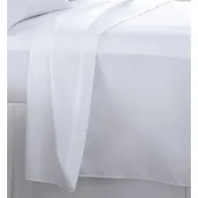 Lençol plano Lar Textil Lençol sem elástico solteiro casal hospital presĂdio hotel solteiro cor branco 150 fios Foto mini 4