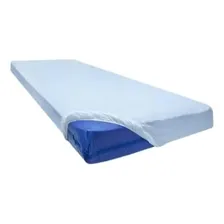 Lençol Plástico Capa Impermeável Com Elástico Solteiro Desenho Do Tecido Branco Foto mini 4