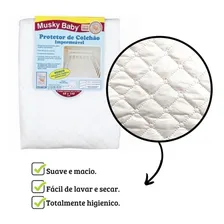 Lençol Protetor De Colchão Capa Impermeável Mini Cama Berço Foto mini  3