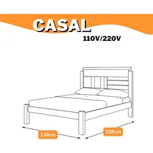 Lençol Térmico Casal Controle 2 Temperaturas Foto mini 4