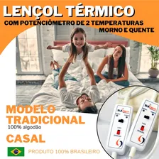 Lençol Térmico Casal Controle 2 Temperaturas 110v 220v Foto mini 2