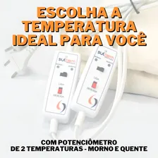Lençol Térmico Casal Controle 2 Temperaturas 110v 220v Foto mini 3