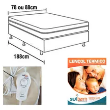 Lençol Térmico Solteiro Luxo 10 Temperatura 88x188cm Sulterm Foto mini 4