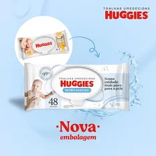 Lenços Umedecidos Huggies Recém Nascido Pack C/4 - 192 Un Foto mini  3