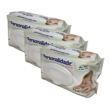 Lenços Umedecidos Personalidade Baby 100 Toalhinhas Kit 3 Un Foto mini 1