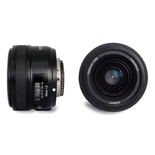 Lente Af Yongnuo 35mm F/2.0 Mf P/Nikon D3100 D3200 D5100 Cor preta Tipo de montagem Nikon F Foto mini 4