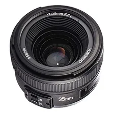 Lente Af Yongnuo 35mm F/2.0 Mf P/Nikon D3100 D3200 D5100 Cor preta Tipo de montagem Nikon F Foto mini 3
